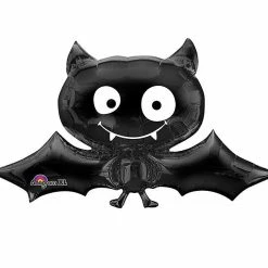 Burton + BURTON Party SuperShape Black Bat Foil Balloon 41"