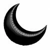 Burton + BURTON Black Crescent Moon Foil Balloon 35" Party
