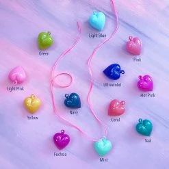 Bubblegum-market.myshopify.com Glitterville Studios Valentine's Day Small Heart Ornament Set (Set Of 12) Ornaments