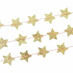 Meri Meri Party Glittered Gold Star Mini Garland