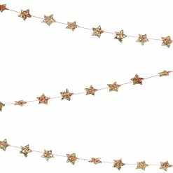 Meri Meri Party Glittered Gold Star Mini Garland