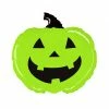 Burton + BURTON Party Mighty Bright Green Pumpkin Foil Balloon 28"