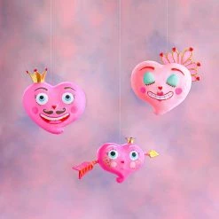 Glitterville Studios Royal Heart Valentine's Day Display (Set Of 3)