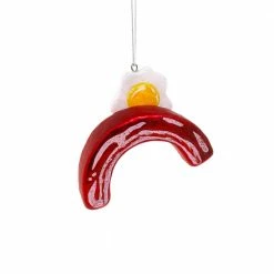 Cody Foster & Co. PREORDER: A Sunny Outlook, Bacon & Eggs Rainbow Ornament, 3.5" Christmas