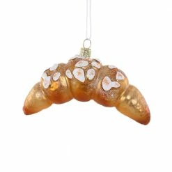 Cody Foster & Co. Christmas PREORDER: Almond Croissant Ornament, 4.25"