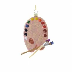 Cody Foster & Co. Christmas Artist's Palette Ornament 4.5"