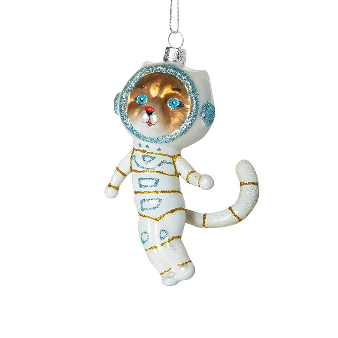 Cody Foster & Co. Astronaut Kitty Ornament 4.5" Christmas 4 Cody Foster & Co. Astronaut Kitty Ornament 4.5" Christmas