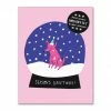 Badger & Burke Cards + Gift Wrap Snow Globe Holiday Greeting Card Set