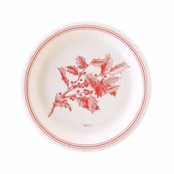 My Mind’s Eye Believe Collection Red Vignette Plate Set 7"