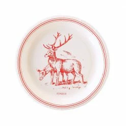 My Mind’s Eye Believe Collection Red Vignette Plate Set 7