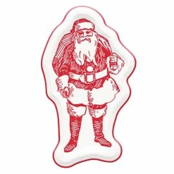 My Mind’s Eye Believe Collection Santa-Shaped Plates 9" Party