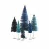 Cody Foster & Co. Blue Rainbow Trees (Set Of 6)
