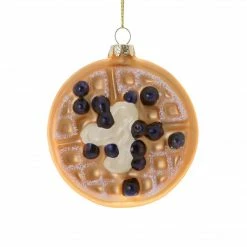 Cody Foster & Co. Blueberry Waffle Ornament 3.25"