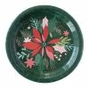 My Mind’s Eye Botanical Holiday Collection Poinsettia Plates 9" Party