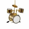 Kurt S. Adler, Inc. Brass Drum Set Ornament 3" Christmas