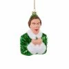 Cody Foster & Co. Christmas PREORDER: Buddy The Elf "Santa's Here" Ornament 4.75"
