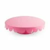Cakewalk Party Pink Metal Cake Stand