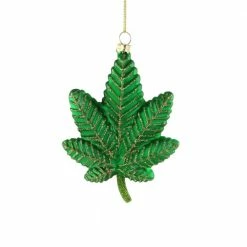 Cody Foster & Co. Christmas PREORDER: Cannabis Ornament, 4.75"