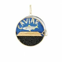 Cody Foster & Co. Caviar Tin Ornament 3"