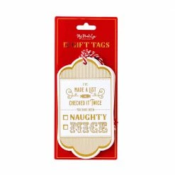 My Mind’s Eye Cards + Gift Wrap Check It Twice Christmas Gift Tags