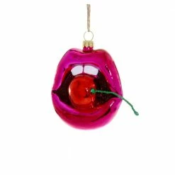 Cody Foster & Co. Cherry Lips Ornament 4"