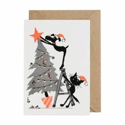 Petra Boase Ltd Cards + Gift Wrap Christmas Tree Decorating Card