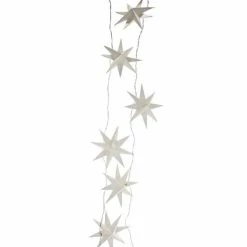 Cody Foster & Co. Christmas Lighted Paper Star Garland
