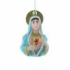 Cody Foster & Co. Sacred Heart Mary Glass Ornament 4.5"