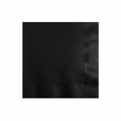 Party Black Luncheon Napkins