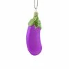 Cody Foster & Co. Christmas Eggplant Emoji Ornament 3.5"