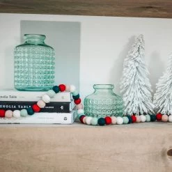 The Whimsical Woolies Falalalala Christmas Wool Ball Garland Party