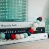 The Whimsical Woolies Falalalala Christmas Wool Ball Garland Party