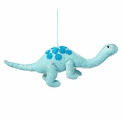 Silk Road Bazaar Christmas Felt Brontosauras Ornament