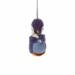Silk Road Bazaar Felt Penguin Ornament Christmas