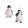 Kurt S. Adler, Inc. Flocked Penguin Ornament 3.5" Christmas