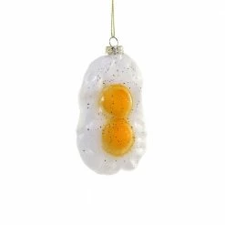 Cody Foster & Co. Christmas PREORDER: Fried Eggs Ornament 4.75"