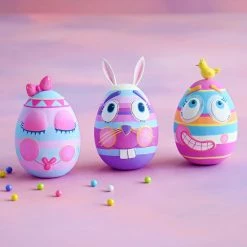 PREORDER: Glitterville Studios Easter Egg Character Tabletop Figures (Set Of 3)