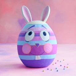 Glitterville Studios Easter Earsy Egg Display 20"