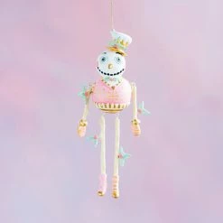 Glitterville Studios Holly Jolly Snowman Ornament Christmas