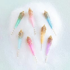 Glitterville Studios Rock Candy Stick Ornament 6.5"