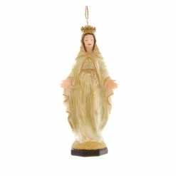 Cody Foster & Co. Gold Crowned Mary Ornament 6" Christmas