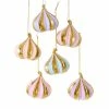 Cody Foster & Co. Gold / Pastel Meringue Ornament 2" Christmas