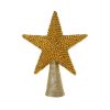 Cody Foster & Co. PREORDER: Gold Rhinestone Tree Topper 7.75" Christmas