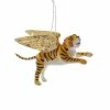 Cody Foster & Co. Christmas Winged Tiger Ornament 5"