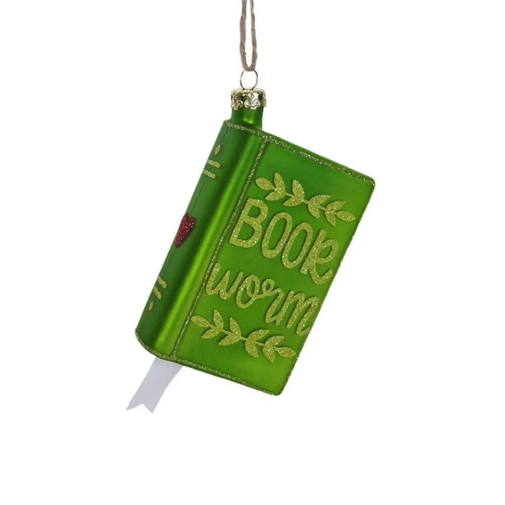 Cody Foster & Co. PREORDER: Book Worm Ornament, 5" 3 Cody Foster & Co. PREORDER: Book Worm Ornament, 5"