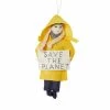 Silk Road Bazaar Greta Thunberg "Save The Planet" Felt Ornament
