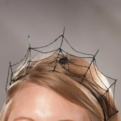 Bethany Lowe Halloween Black Widow Tiara