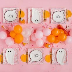 My Mind’s Eye PREORDER: Happy Haunting Ghost Shaped Plates 9"