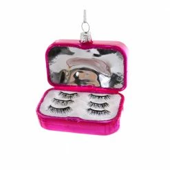 Cody Foster & Co. Christmas Fake Eyelashes Set Ornament 3.5"