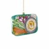 Cody Foster & Co. PREORDER: Hummus Platter Ornament, 5.25"